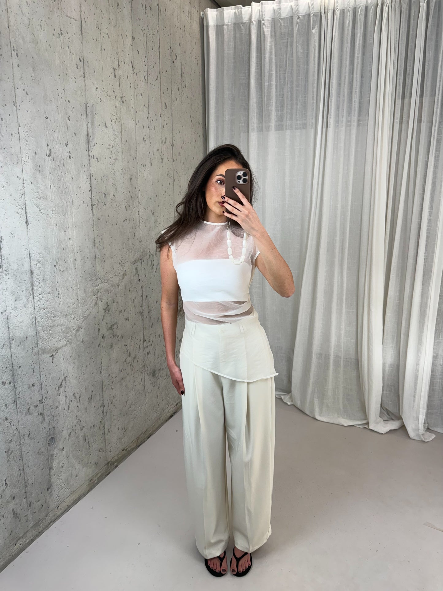 Bandeau top - Wit
