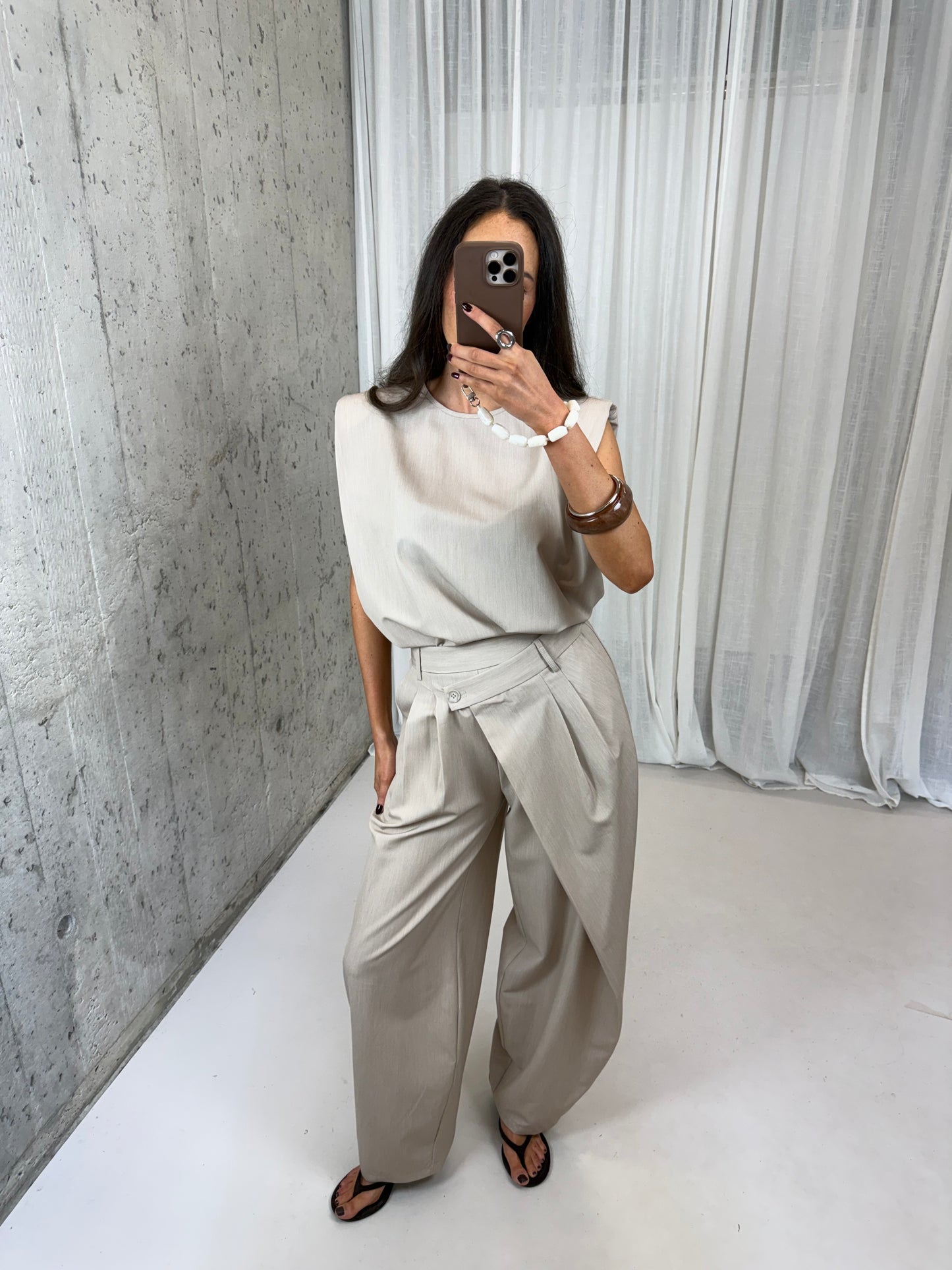 Molly broek - Beige