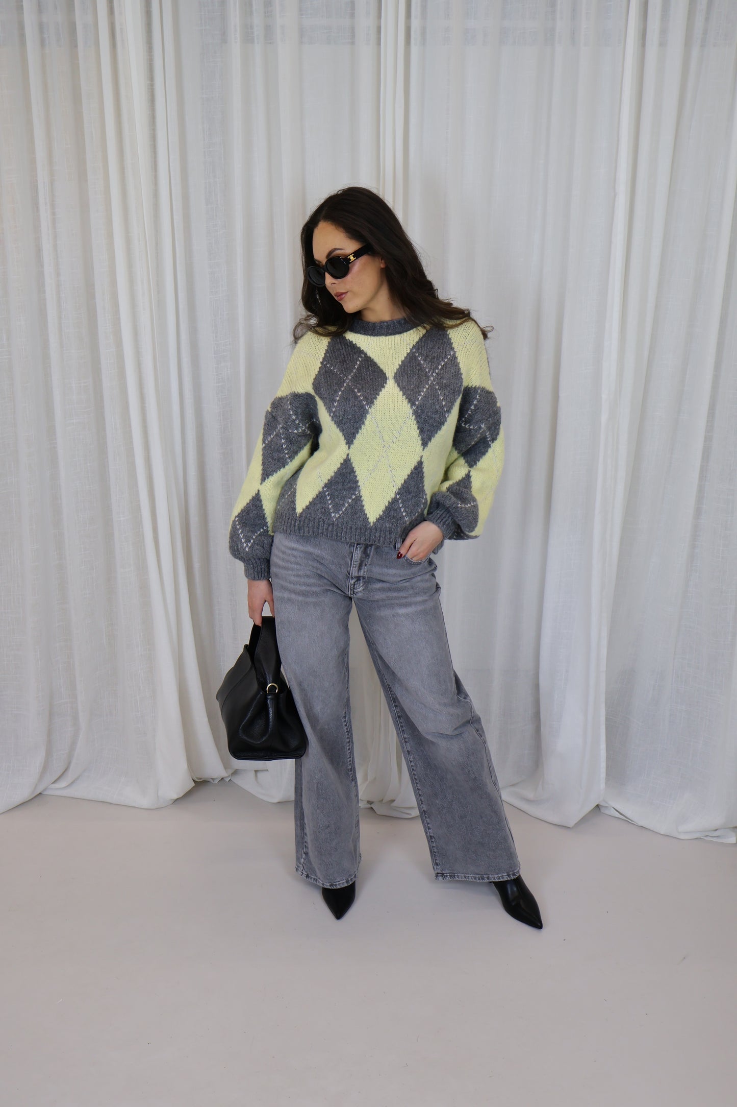 Dad fit jeans - Grijs