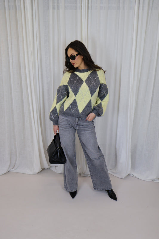 Dad fit jeans - Grijs