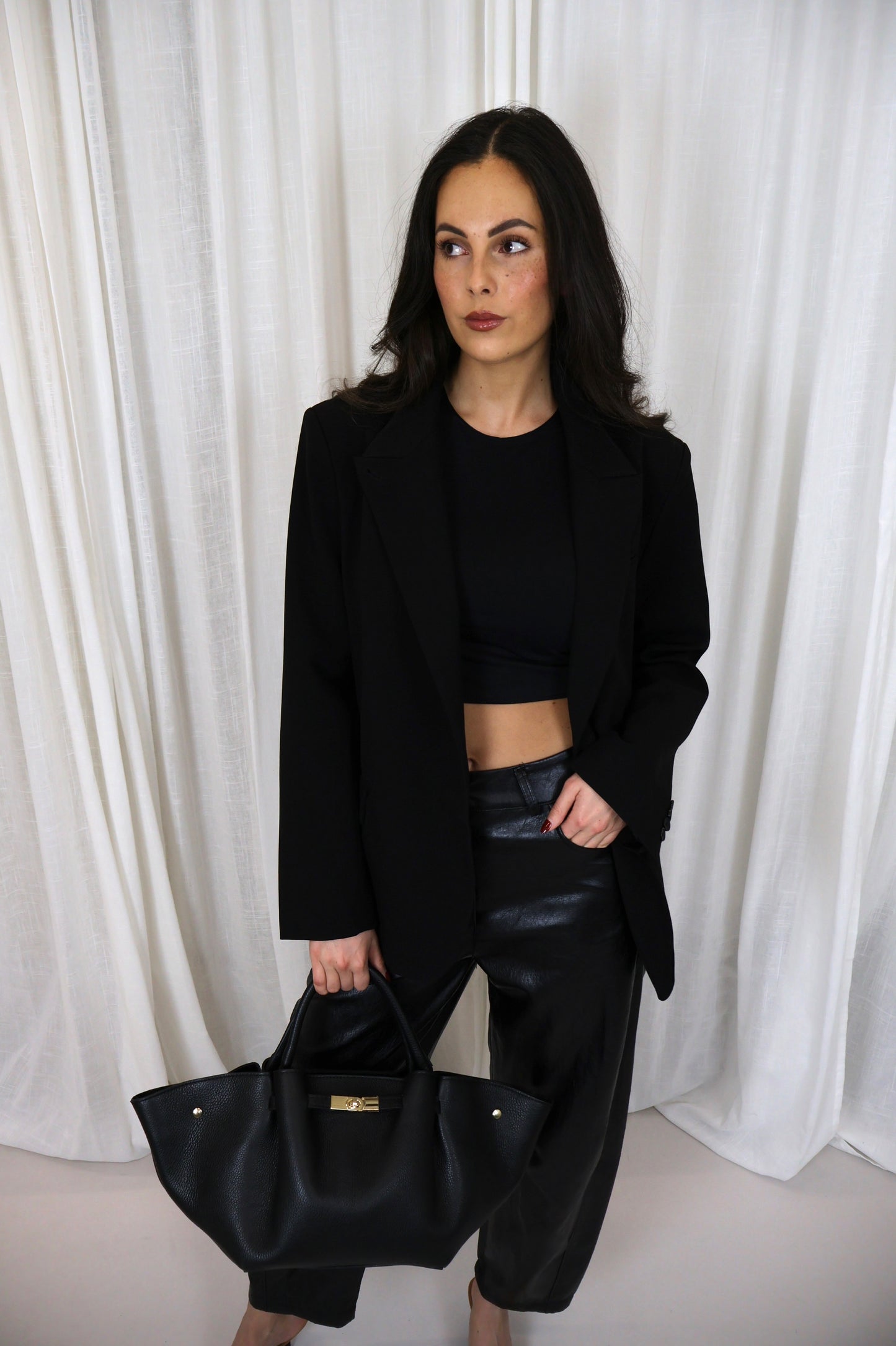 Blazer twee manieren - Zwart