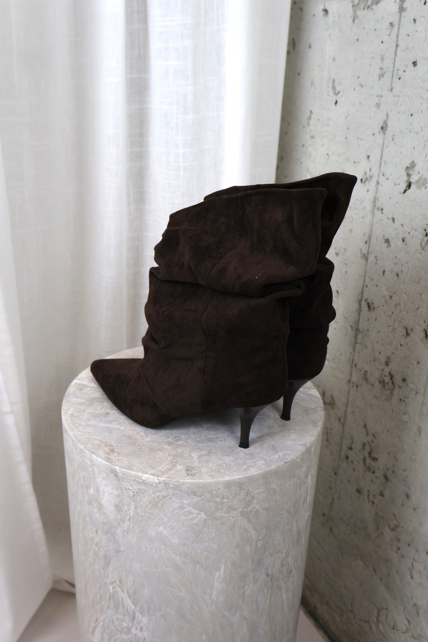 Korte laars - Donker bruin