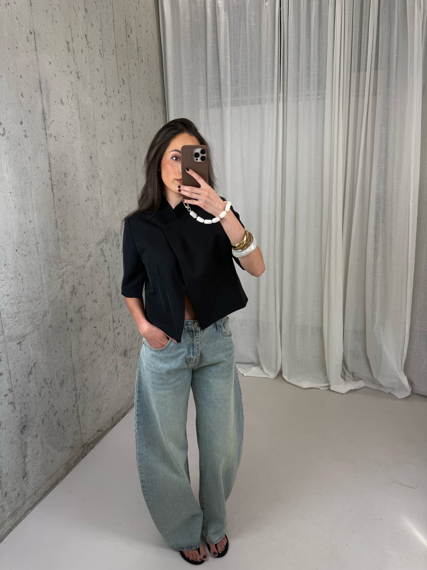 Liv blazer - Zwart