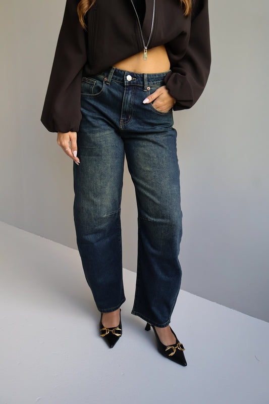 Ballon Jeans - Donker Blauw